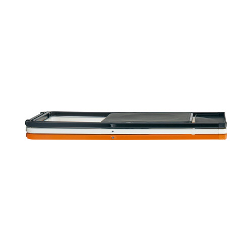 シバタホームズ SLIMフォールディングチェア ブラック 使用時幅 