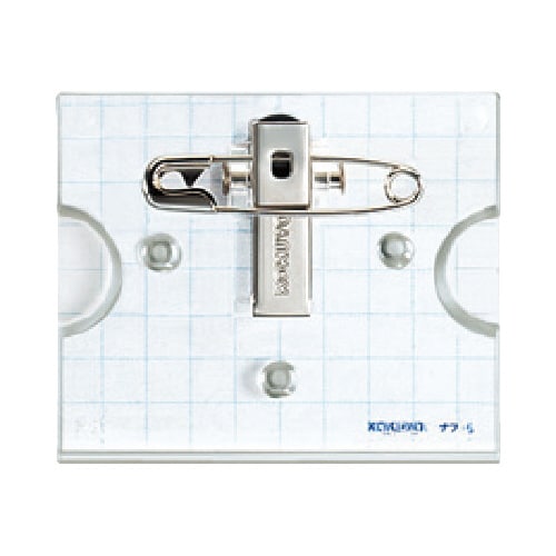 U型名札 安全ピン・クリップ両用型