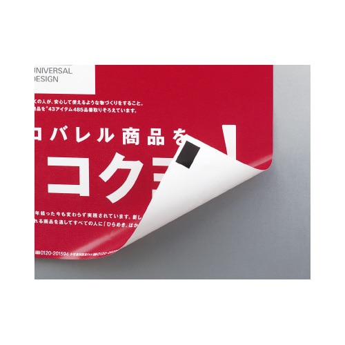 マグネットピースプレカットタイプ片面接着剤付