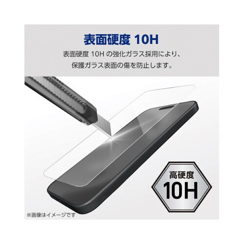 iPhone15Pro用 画面保護ガラス PM−A23CFLGG