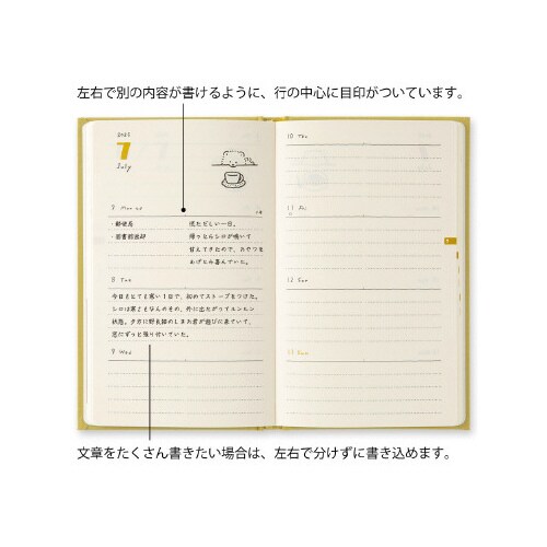 ダイアリー 本型B6変形判