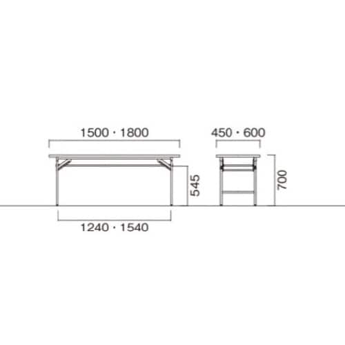 折り畳みKTテーブル