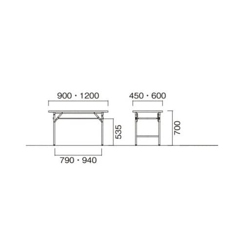 折り畳みKTテーブル