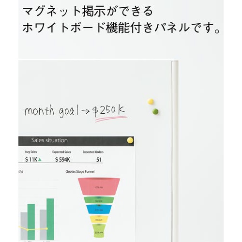 FKパーティション2 スチールホワイトボードパネル
