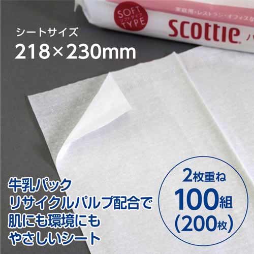 買得-日本製紙•クレシア スコッテ•ィ ハンドタオル ボックス 5箱×12P