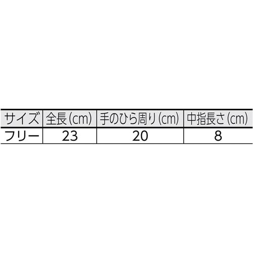 TRUSCO すべり止め手袋 WARM裏起毛ゴムライナー TGW-836の通販