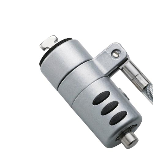 エレコム セキュリティワイヤー シリンダー錠 カウネット
