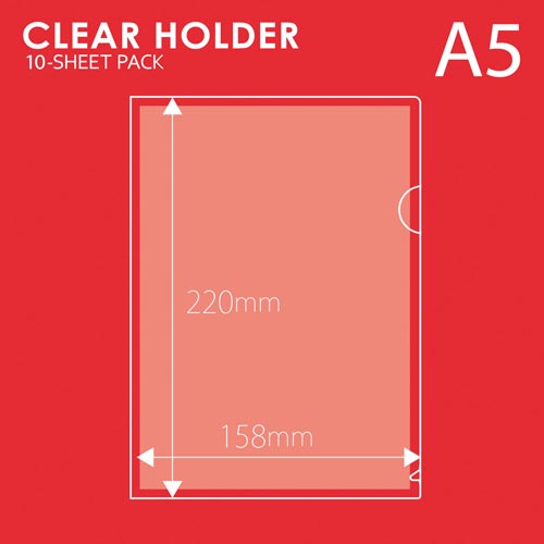 プラス クリアーホルダー ａ５ １０枚パック カウネット