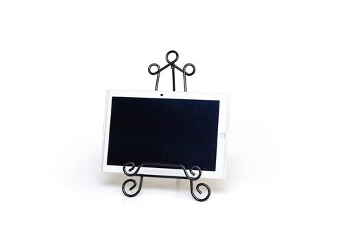 メニュースタンド スチール製 黒塗装