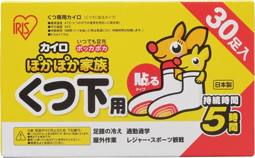 カイロ ぽかぽか家族 くつ下用/くつ用