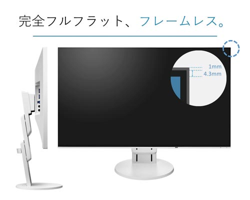ｅｉｚｏ ２３ ８型液晶モニター フルｈｄ 白 ｅｖ２４５１ ｗｔ カウネット