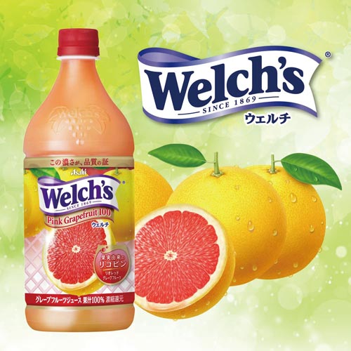 アサヒ飲料 ウェルチ ピンクグレープフルーツ ８００ｇ ８本 カウネット