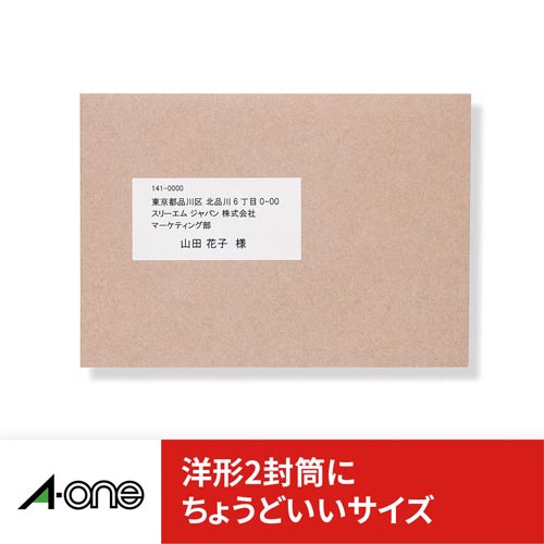 エーワン ＰＣ＆ワープロラベル ＮＥＣ文豪２列１２面１００枚 Ａ４