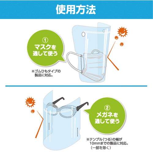 マグエックス フェイスシールド １００枚入 カウネット