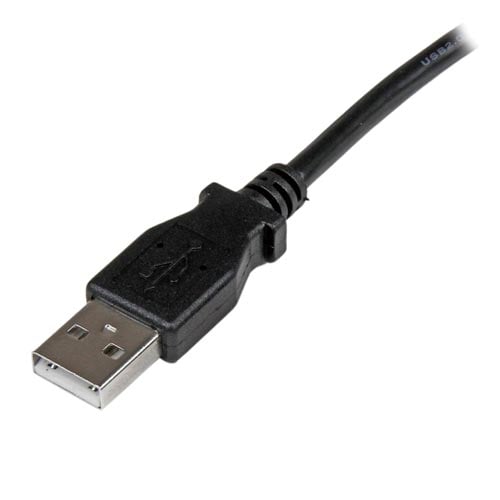 USB 2.0ケーブル (A−B) L型