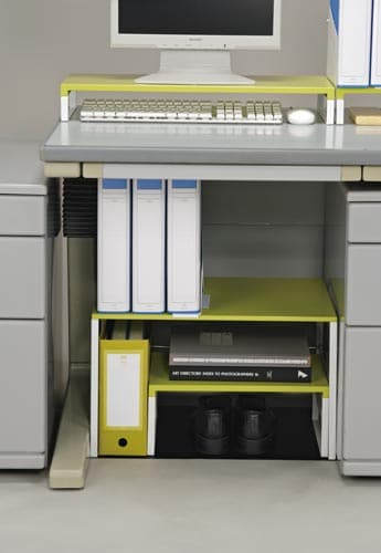 パソコンデスク rin リヒトラブ 机下台 黒 幅520×奥行350×高さ317mm 1台