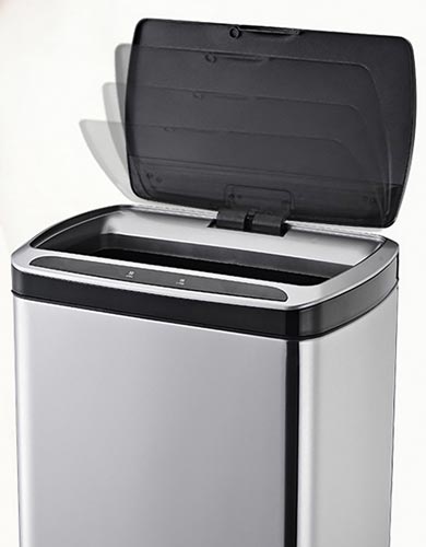 オーロラジャパン センサー付き自動開閉ゴミ箱 スチール ３０Ｌ