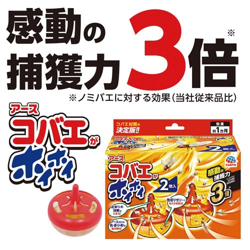 アース製薬 コバエがホイホイ ２個 ５パック カウネット