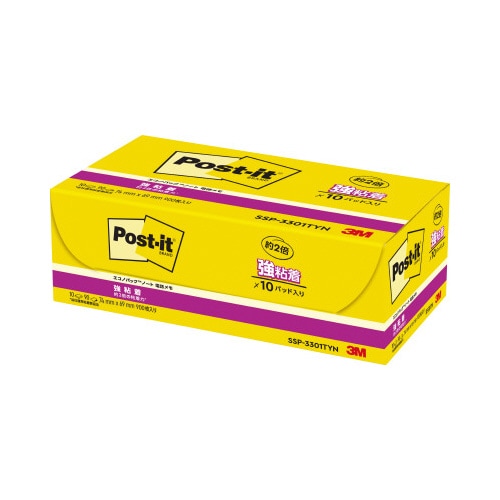 ポストイット 強粘着 電話ノート 74×69mm