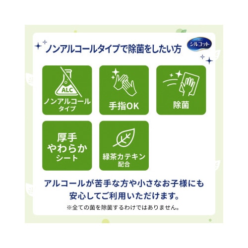 シルコット除菌ウェット ノンアルコール