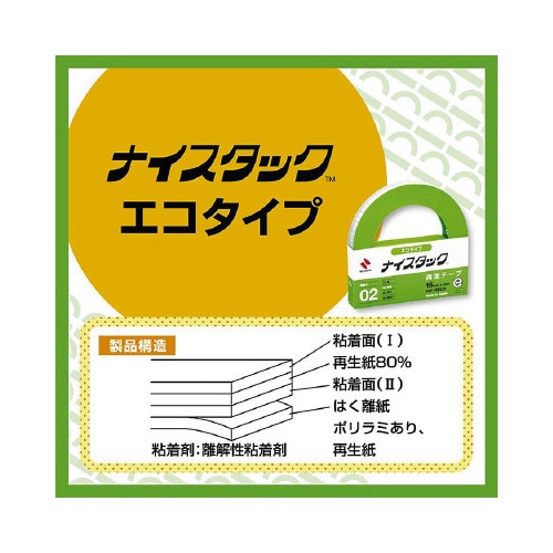 両面テープ ナイスタック エコタイプ