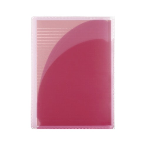 キャンパスカバーノート プリント収容ポケット付