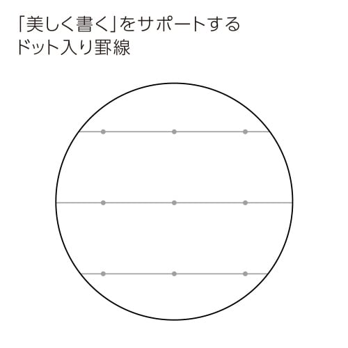 ソフトリングノート(ドット入り罫線)