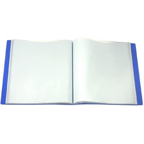 クリヤーブック ウェーブカットポケット 固定式 中紙あり 不透明表紙