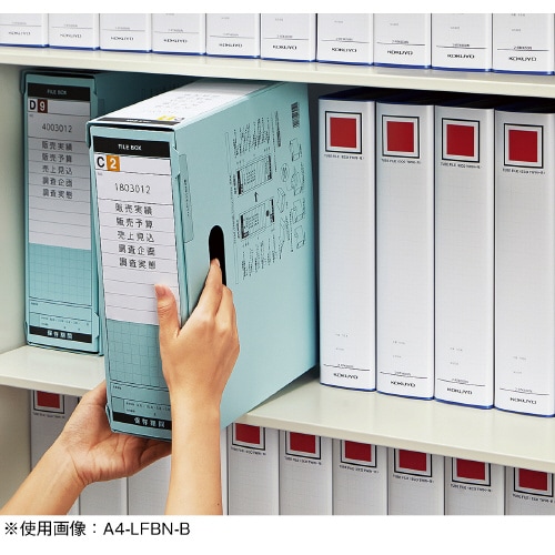 ファイルボックス−FS Bタイプ(色厚板紙タイプ)