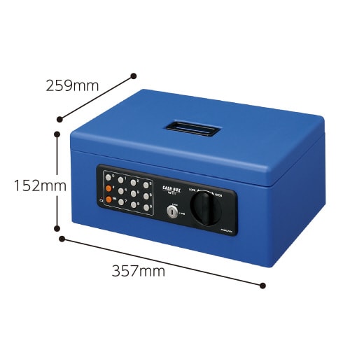 コクヨ 手提金庫テンキー付 CB－T11 A4 ブルー 青 CB