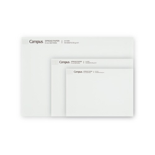 キャンパス レポートパッドスプレッドペーパー
