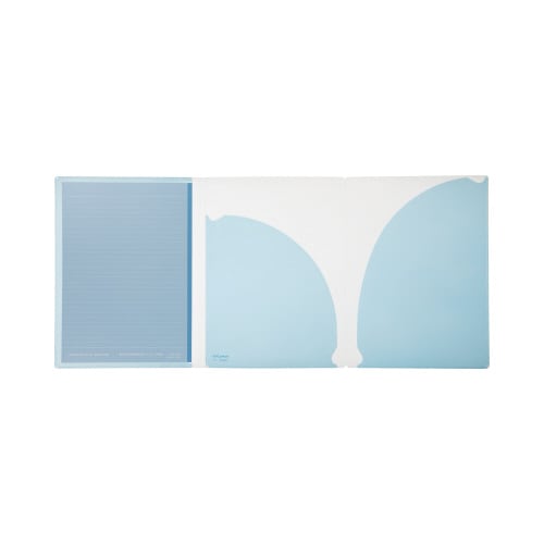 キャンパスカバーノート プリント収容ポケット付