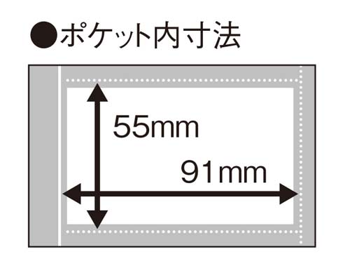 リヒトラブ カードポケット ２０名 １００枚入 Ａ４タテ １セット