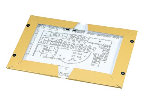 コクヨ 図面ファイルクラフトタイプ A2 二つ折 二ツ折 1箱