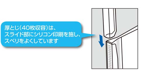 コクヨ レールクリヤーホルダーＰＥＴ Ａ４横 ５冊 フ