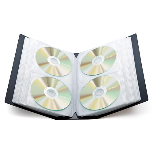 サンワサプライ ｄｖｄ ｃｄファイルケース １２０枚収納 ｆｃｄ ｆｌ１２０ｂｋ カウネット