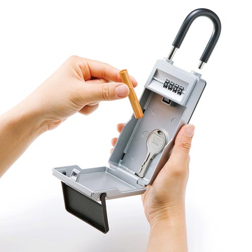 サンワサプライ セキュリティ鍵収納ボックス ２段階開閉式 ｓｌ ７５ カウネット