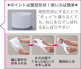 ◆ポイントは箇型形状!使い方は簡単◆