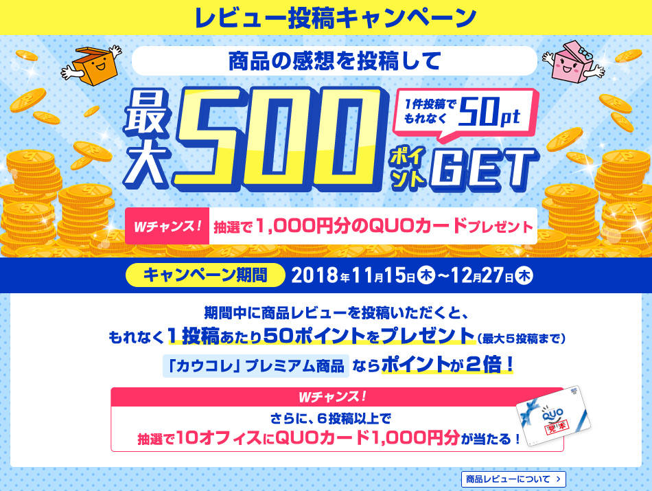 レビュー投稿キャンペーン