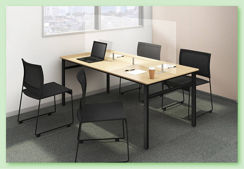 人気のおすすめ 5点セット会議机 4人掛け オフィス家具 会議用テーブル 会議用 集会用 会議テーブル ミーティングテーブル 多色選択可能 多機能  通販