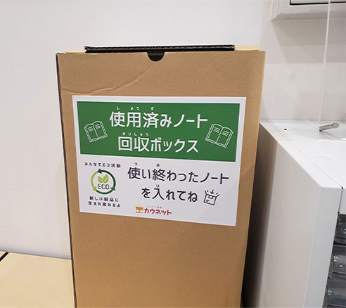 �g�p�ς݃m�[�g����{�b�N�X�̉摜