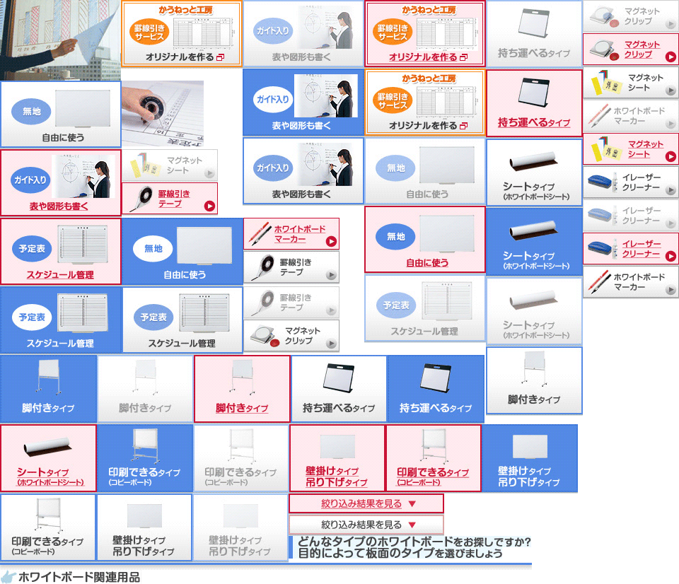 ホワイトボードの通販 商品一覧 カウネット