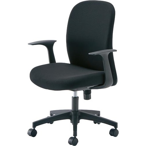 アルペジオチェア 肘付 ブラック