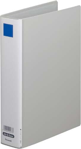 パイプ式Fエコノミー両開き銀A4縦背幅65mm