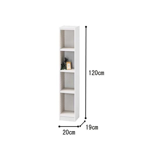 オーダー木製ラックWH H1200W200D190