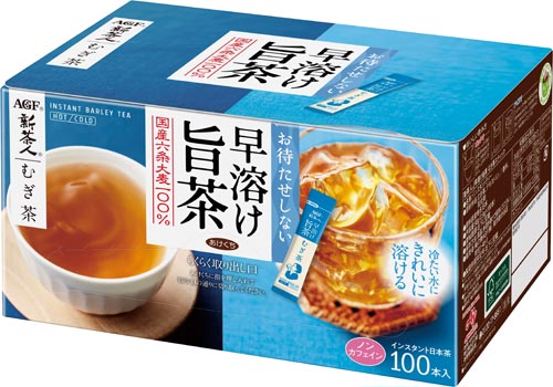 新茶人早溶け旨茶 さらっと麦茶スティック100本