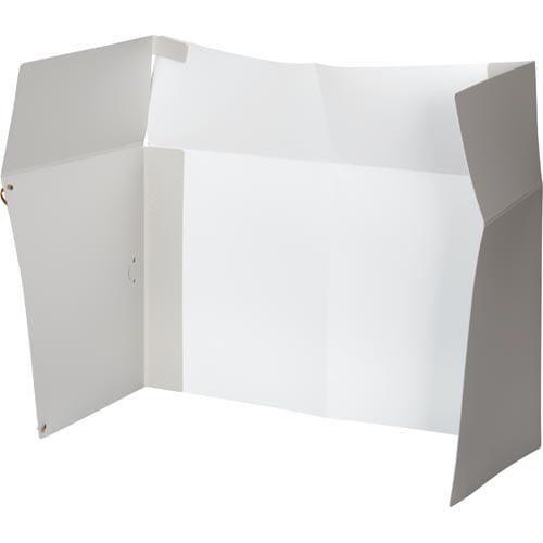 折りたたみ集中ブース モバイルタイプ ライトグレー