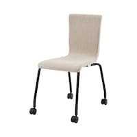 ファブリックキャスターチェア