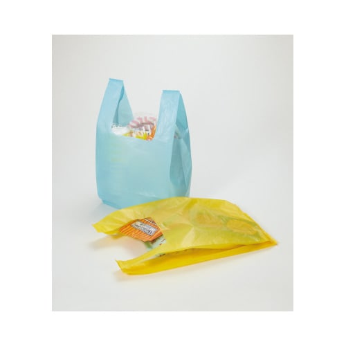 カラーレジ袋Mサイズ厚み0.02 イエロー 20枚