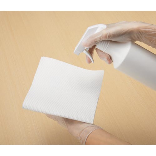 拭き掃除用使い捨てドライシートブラウン50組